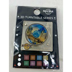 Hard Rock Cafe Chicago 2018 3D Turntable Series Pin Limited Edition 250